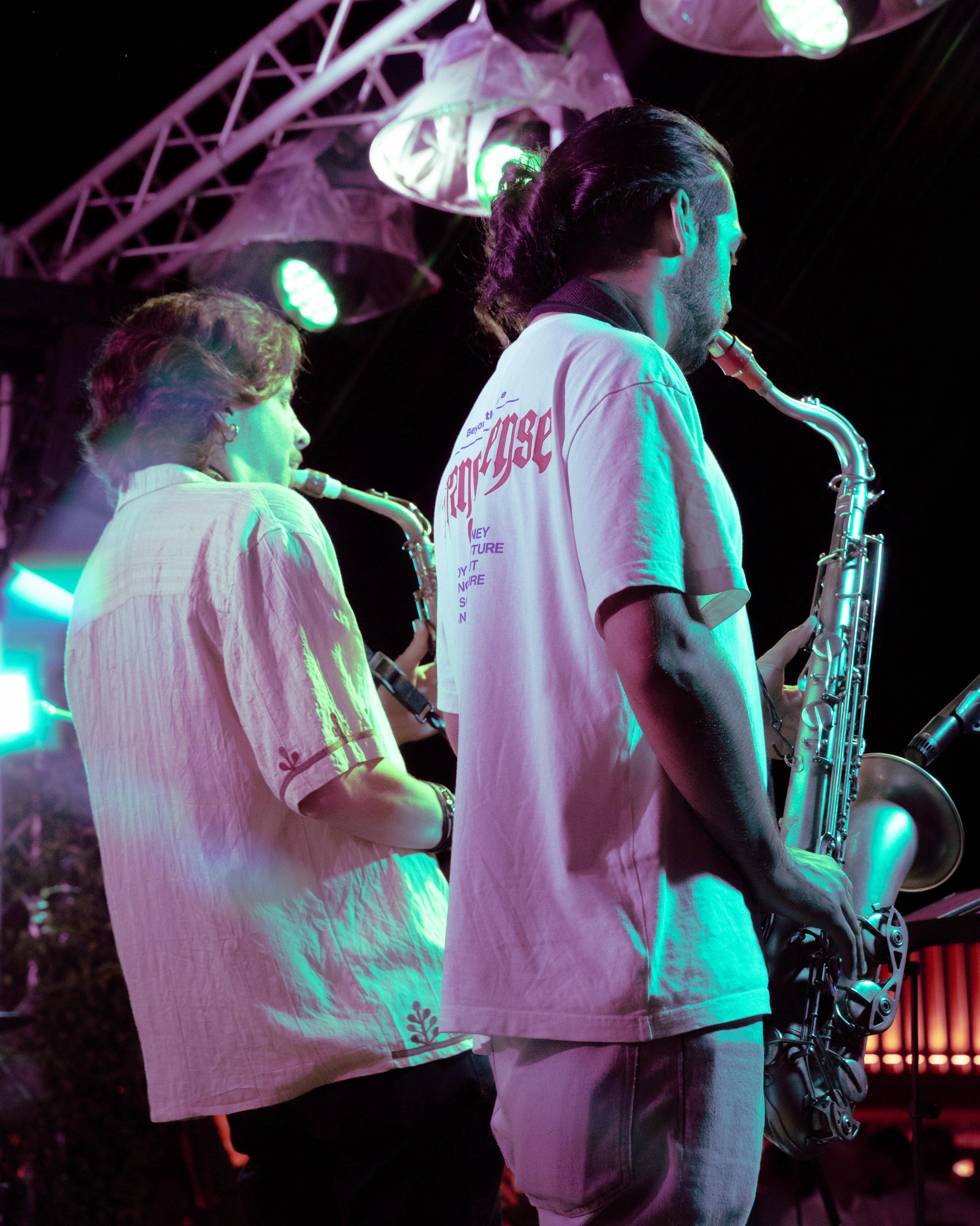 On stage performance