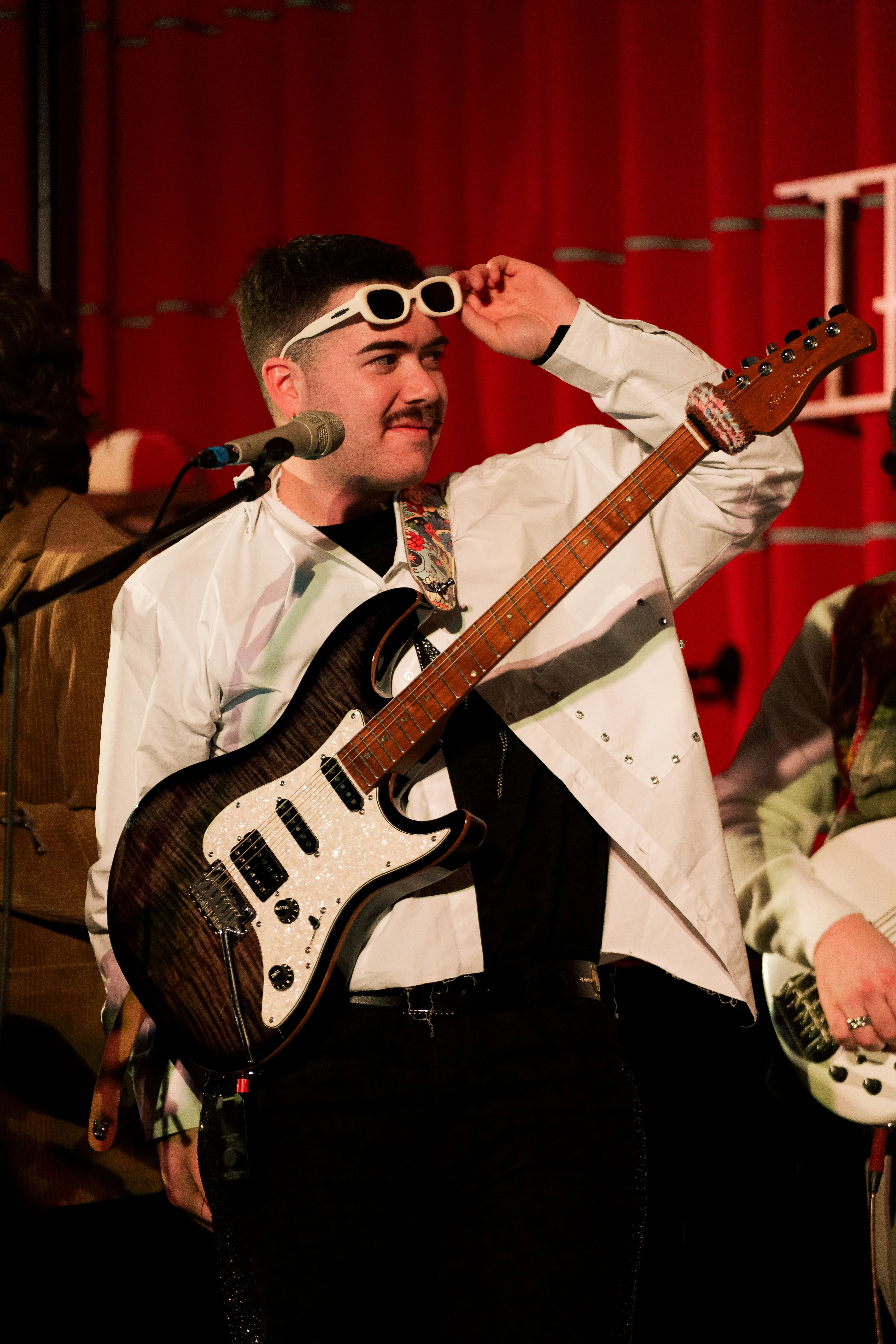 Band on stage